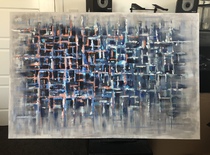 120 x 80cm acrylic on canvas 