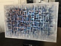 120 x 80cm acrylic on canvas 