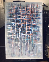 90 x 60 acrylic on canvas 