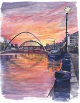 12 x 16 Gouache on Paper