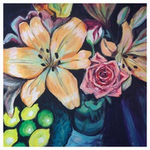 12x12” acrylic on box canvas 