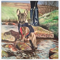 12 x 12" Acrylic on Paper 