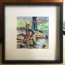 12 x 12" Acrylic on Paper 