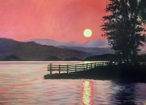 12 x 16 Acrylic and gouache on paper